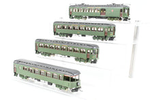 Load image into Gallery viewer, HO Brass Suydam SN - Sacramento Northern Niles Wood Interurban 4-Car Set Custom Painted REBOXX
