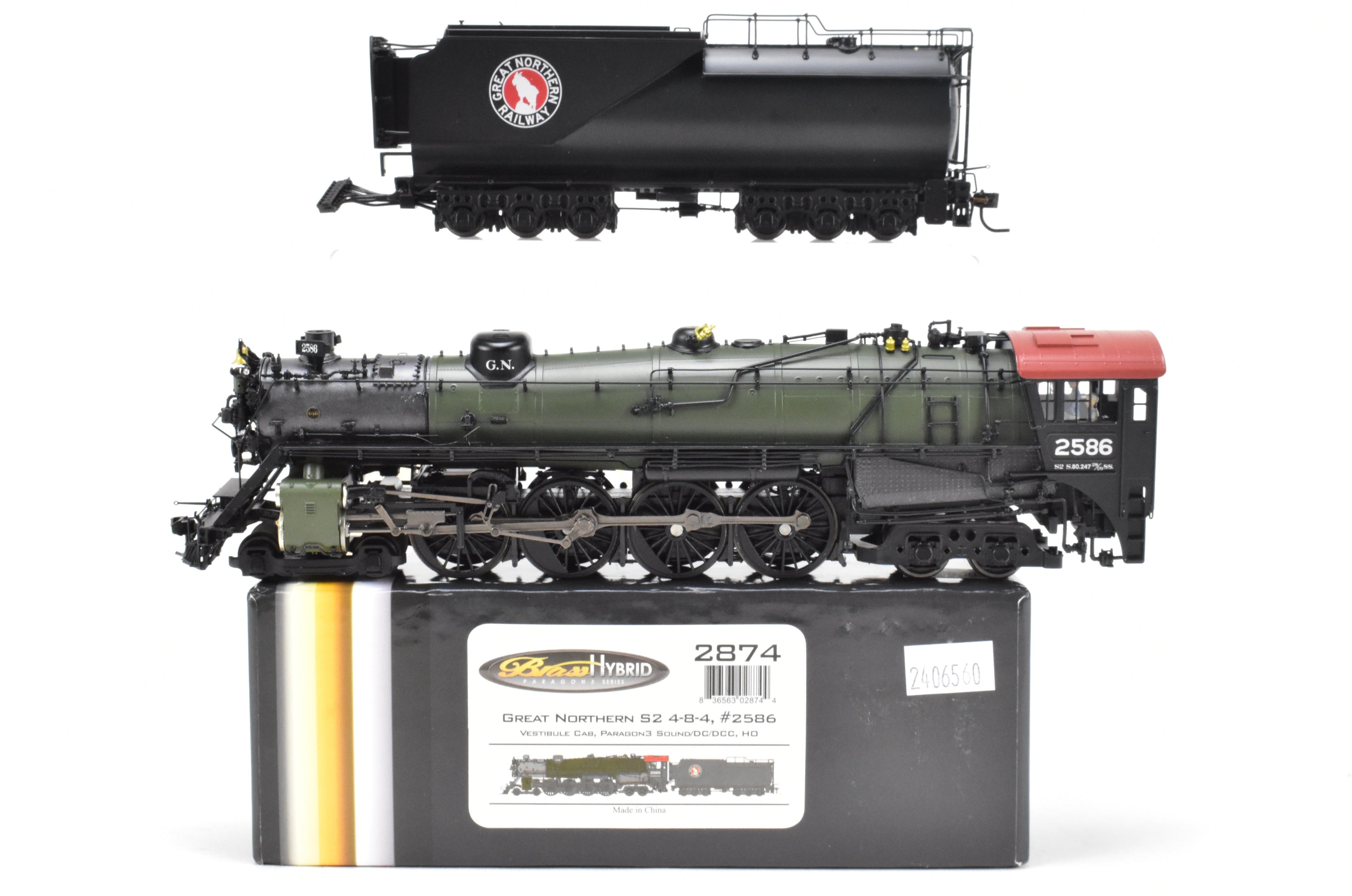 HO Brass Hybrid BLI - Broadway Limited Imports GN - Great Northern S-2 –  ReSourced Rails