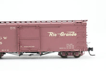 Load image into Gallery viewer, HOn3 Blackstone Models D&amp;RGW - Denver &amp; Rio Grande Western 30&#39; Box Car Flying Grande Herald No. 3028
