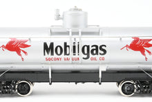 Load image into Gallery viewer, Gauge 1 - 1:24th Scale Brass PSC - Precision Scale Co. Various Roads UTLX Frameless Tank Car Factory Painted SOVX - Mobil Gas No. 78901
