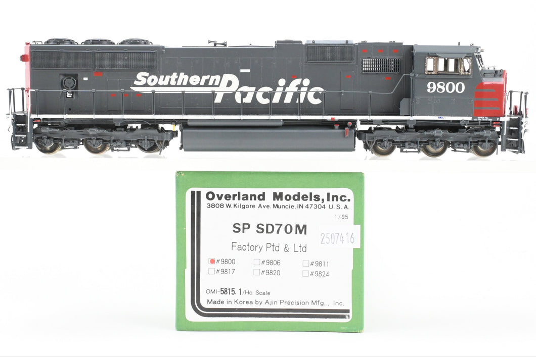 HO Brass OMI - Overland Models Inc. SP - Southern Pacific EMD SD-70M Factory Painted No. 9800