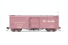 Load image into Gallery viewer, HOn3 Blackstone Models D&amp;RGW - Denver &amp; Rio Grande Western 30&#39; Box Car Flying Grande Herald No. 3044
