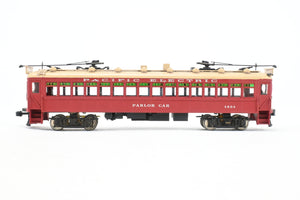 HO Brass Suydam PE - Pacific Electric "Sled" Interurban Coach Unpowered Trailer Custom Painted No. 1254 REBOXX
