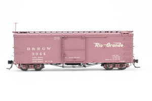 HOn3 Blackstone Models D&RGW - Denver & Rio Grande Western 30' Box Car Flying Grande Herald No. 3044