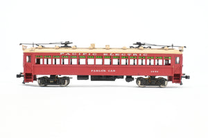 HO Brass Suydam PE - Pacific Electric "Sled" Interurban Coach Unpowered Trailer Custom Painted No. 1254 REBOXX