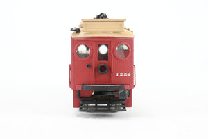 HO Brass Suydam PE - Pacific Electric "Sled" Interurban Coach Unpowered Trailer Custom Painted No. 1254 REBOXX