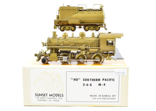 HO Brass Sunset Models SP - Southern Pacific & T&NO - Texas & New Orleans M-9 2-6-0