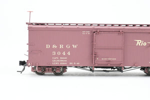 HOn3 Blackstone Models D&RGW - Denver & Rio Grande Western 30' Box Car Flying Grande Herald No. 3044