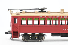 Load image into Gallery viewer, HO Brass Suydam PE - Pacific Electric &quot;Sled&quot; Interurban Coach Unpowered Trailer Custom Painted No. 1254 REBOXX
