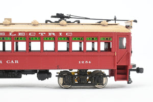 HO Brass Suydam PE - Pacific Electric "Sled" Interurban Coach Unpowered Trailer Custom Painted No. 1254 REBOXX