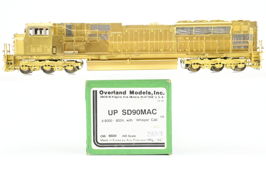 HO Brass OMI - Overland Models, Inc. UP - Union Pacific EMD SD90MAC No. 9000-9024 w/ 