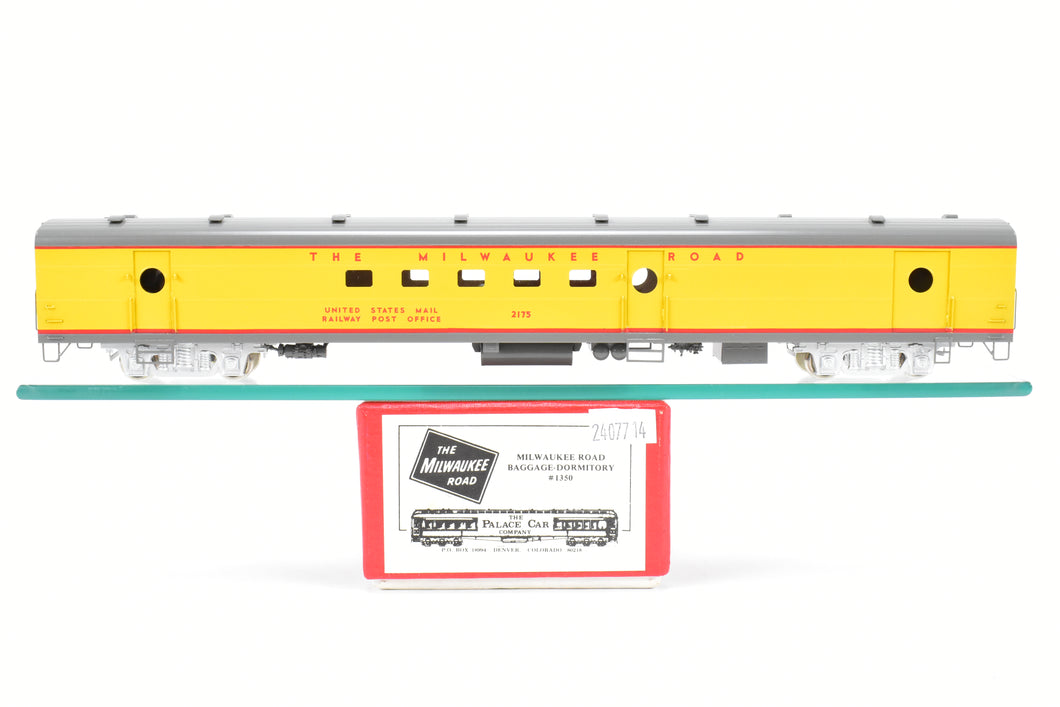 HO Brass The Palace Car Company MILW - Milwaukee Road 85' RPO WRONG BOX CP