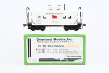 Load image into Gallery viewer, HO Brass OMI - Overland Models LV - Lehigh Valley NE Steel Caboose Ph. 1 w/Single End Window FP No. 95032
