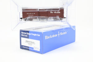 HOn3 Blackstone Models D&RGW - Denver & Rio Grande Western 30' Box Car Flying Grande Herald No. 3000