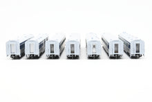 Load image into Gallery viewer, HO NEW Brass NBL - North Bank Line  WAB - Wabash COKC - City of Kansas City 7-Car Set, Mid 1950's Factory Painted &amp; Lighted
