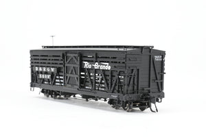 HOn3 Blackstone Models D&RGW - Denver & Rio Grande Western 5500 Series 30' Double Deck Stock Car Flying Grande Herald No. 5609