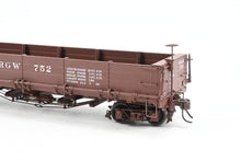 Load image into Gallery viewer, On3 San Juan Car Co. D&amp;RGW - Denver &amp; Rio Grande Western 700-Series Drop Bottom Gondola RTR No 752
