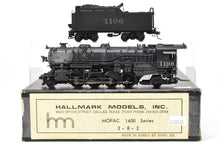 Load image into Gallery viewer, HO Brass Hallmark Models Mopac - Missouri Pacific 1400 Class 2-8-2 Modified to 1100 Class with New Tender, CP No. 1106
