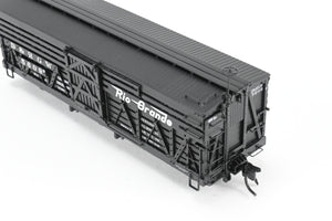 HOn3 Blackstone Models D&RGW - Denver & Rio Grande Western 5500 Series 30' Double Deck Stock Car Flying Grande Herald No. 5609