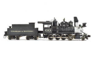 HOn3 Brass PFM - United C&S - Colorado & Southern #60 2-8-0 Custom Painted