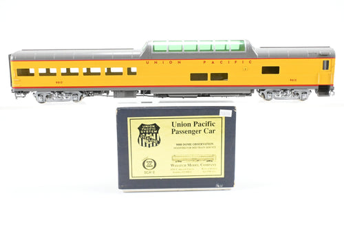 O Brass Wasatch Model Co. UP - Union Pacific ACF 1955 9000 Series Dome Lounge Observation As Modified for Mid-Train Service Professionally Painted No. No. 9012.