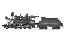 Load image into Gallery viewer, HOn3 Brass PFM - United C&amp;S - Colorado &amp; Southern #60 2-8-0 Custom Painted
