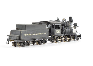 HOn3 Brass PFM - United C&S - Colorado & Southern #60 2-8-0 Custom Painted