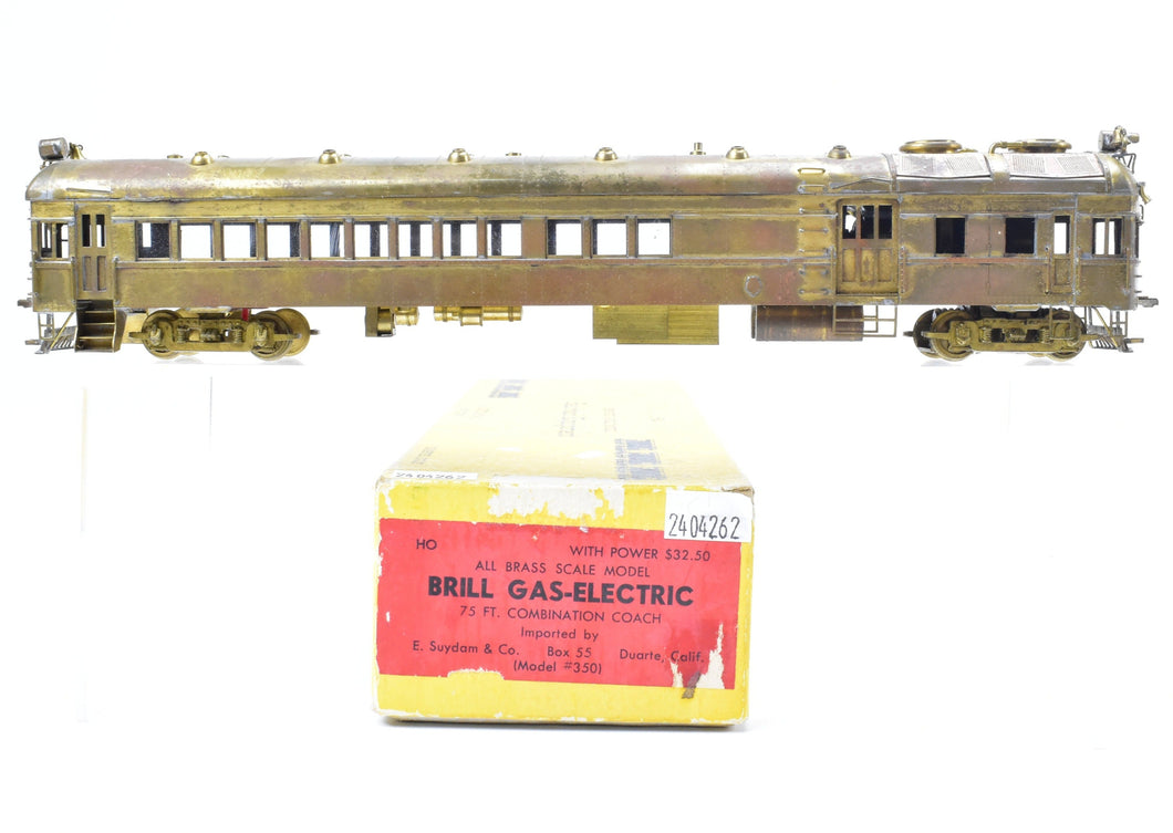 HO Brass Suydam SP - Southern Pacific Brill Gas Electric 75' Combination Coach