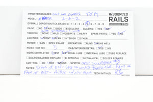HO Brass CON OMI - Overland Models, Inc. NKP - Nickel Plate Road H-5a 2-8-2, Custom Painted No. 500 W/TCS DCC & Sound REBOXX