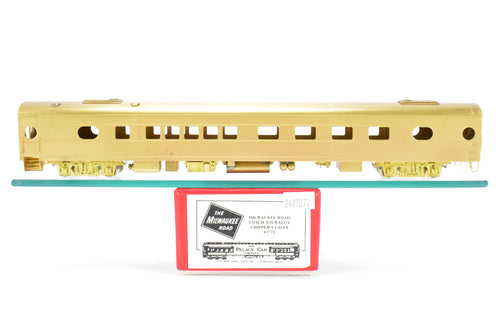 HO Brass The Palace Car Company MILW - Milwaukee Road Coach-Touralux  Chippewa Falls #5771 