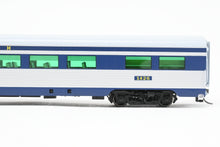 Load image into Gallery viewer, HO NEW Brass NBL - North Bank Line  WAB - Wabash COKC - City of Kansas City 7-Car Set, Mid 1950's Factory Painted &amp; Lighted

