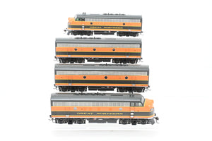 HO Athearn Genesis GN - Great Northern EMD F3-A/F3-B/F3-B/F3-A Phase IV Freight Set Factory Decorated "Empire Builder" Scheme