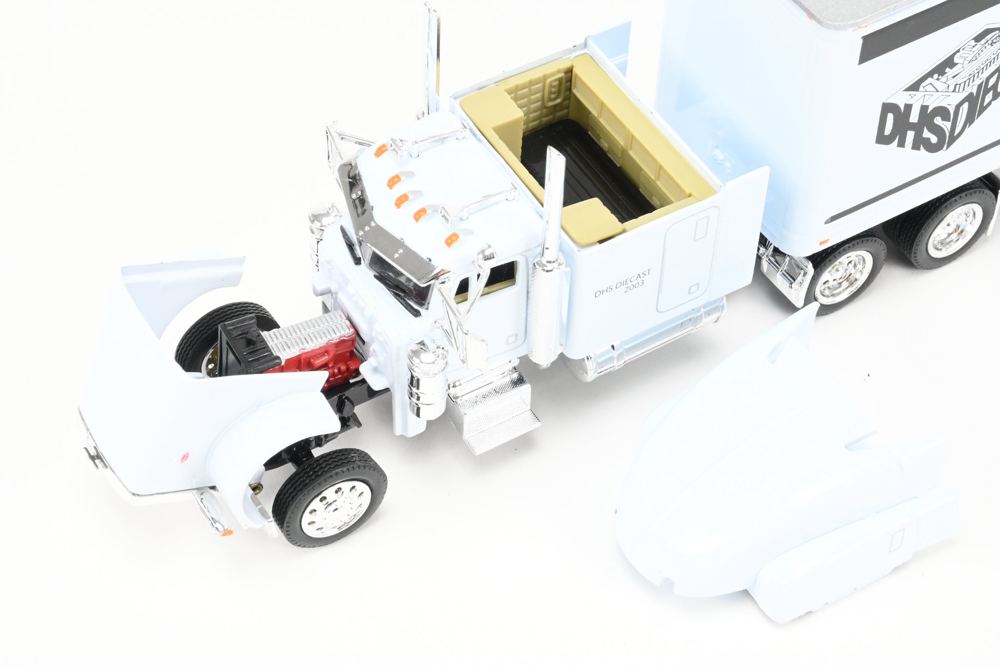 Coloriage camion avec remorque (gratuit Coloriage camion avec remorque (gratuit