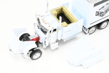 Load image into Gallery viewer, 1:53rd Scale Diecast CON Tonkin Replicas Truck/Semi Trailer Set Peterbilt 379 w/48’ Van Trailer FP DHS Diecast
