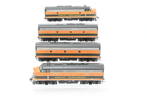 HO Athearn Genesis GN - Great Northern EMD F3-A/F3-B/F3-B/F3-A Phase IV Freight Set Factory Decorated "Empire Builder" Scheme