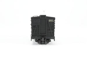 HOn3 Blackstone Models D&RGW - Denver & Rio Grande Western 5500 Series 30' Double Deck Stock Car Flying Grande Herald No. 5710