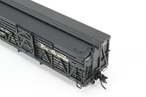HOn3 Blackstone Models D&RGW - Denver & Rio Grande Western 5500 Series 30' Double Deck Stock Car Flying Grande Herald No. 5710