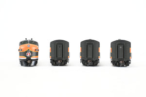 HO Athearn Genesis GN - Great Northern EMD F3-A/F3-B/F3-B/F3-A Phase IV Freight Set Factory Decorated "Empire Builder" Scheme
