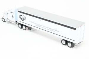 1:53rd Scale Diecast CON Tonkin Replicas Truck/Semi Trailer Set Kenworth W900 w/48’ Van Trailer FP DHS Diecast