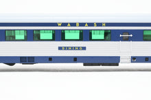 Load image into Gallery viewer, HO NEW Brass NBL - North Bank Line  WAB - Wabash COKC - City of Kansas City 7-Car Set, Mid 1950's Factory Painted &amp; Lighted
