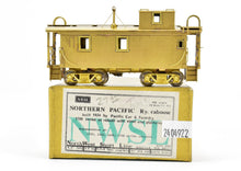 Load image into Gallery viewer, HO Brass NWSL - Northwest Short Line NP - Northern Pacific Wood Caboose
