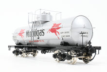 Load image into Gallery viewer, Gauge 1 - 1:32nd Scale Brass PSC - Precision Scale Co. Various Roads 8,000 Gallon Tank Car Factory Painted SVOX - Mobil Gas No. 78901
