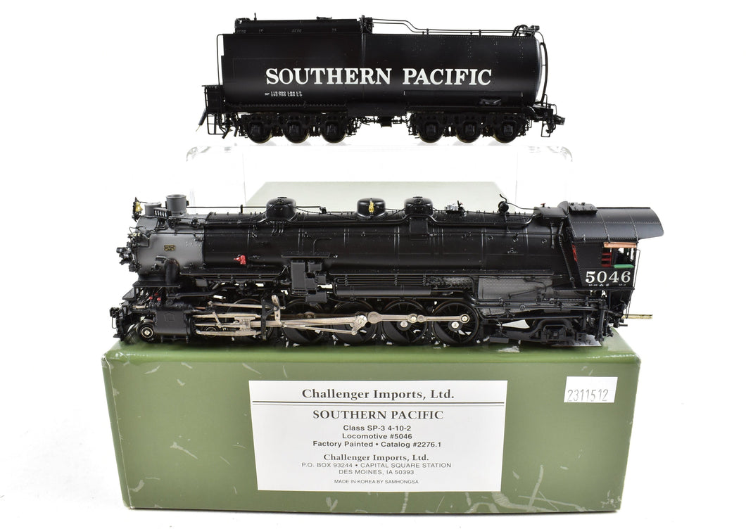 HO Brass CIL - Challenger Imports SP - Southern Pacific Class SP-3 4-10-2 Factory Painted No. 5046