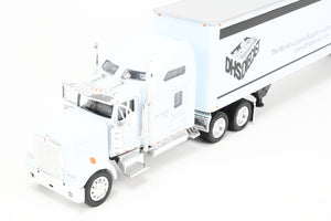 1:53rd Scale Diecast CON Tonkin Replicas Truck/Semi Trailer Set Kenworth W900 w/48’ Van Trailer FP DHS Diecast