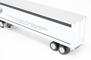 1:53rd Scale Diecast CON Tonkin Replicas Truck/Semi Trailer Set Kenworth W900 w/48’ Van Trailer FP DHS Diecast