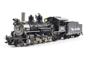 HOn3 Brass Hybrid MMI - Mountain Model Imports D&RGW - Denver & Rio Grande Western K-27 2-8-2 #461 FP