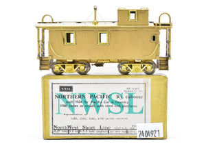 HO Brass NWSL - Northwest Short Line NP - Northern Pacific Wood Caboose