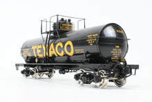Load image into Gallery viewer, Gauge 1 - 1:32nd Scale Brass PSC - Precision Scale Co. Various Roads 8,000 Gallon Tank Car Factory Painted TXC - The Texas Company Texaco No. 4593
