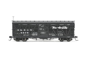 HOn3 Blackstone Models D&RGW - Denver & Rio Grande Western 30' Stock Car Flying Grande No. 5575