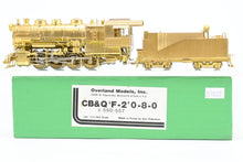 Load image into Gallery viewer, HO Brass OMI - Overland Models CB&amp;Q - Burlington Route F-2 0-8-0 #550-557
